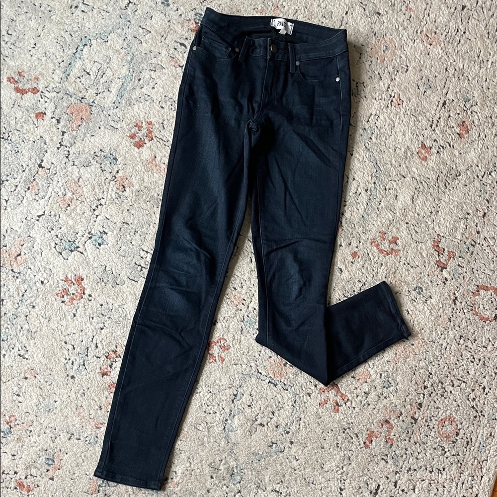 PAIGE Women's Midnight Blue Skinny Jeans